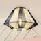 Hello Honey® Navy & White Flush Mount Ceiling Light with Woven Paper Rope Shade